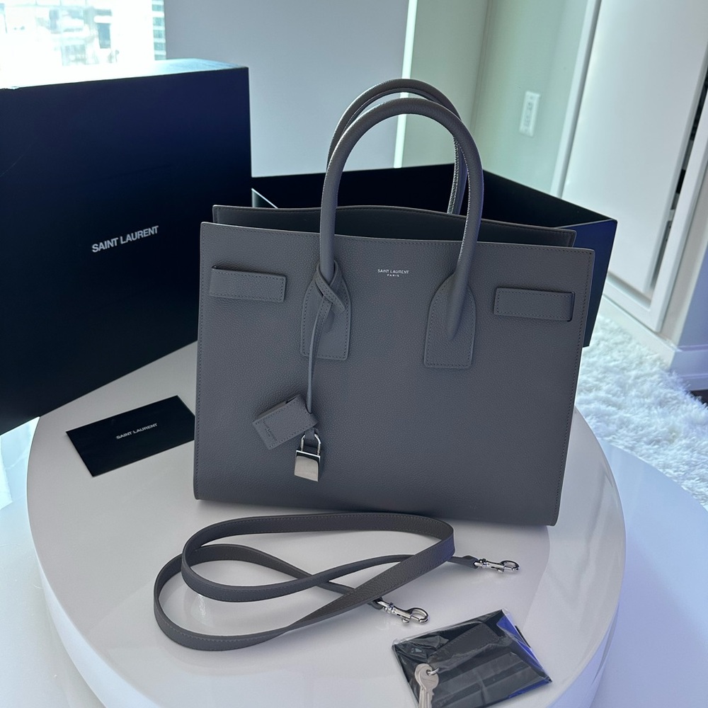 YSL Sac De JOUR Small Bag Grey